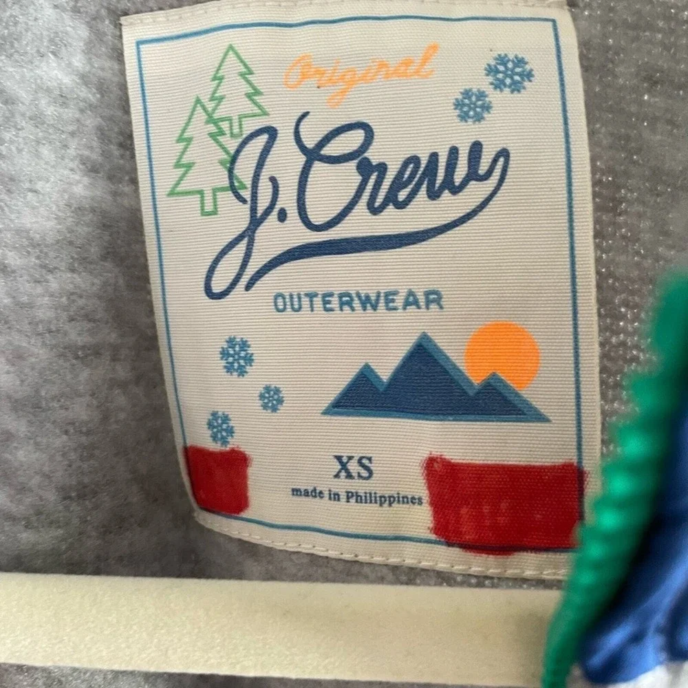 J.Crew - Kids' Unisex Color Block Fleece Vest - Size XS- Gray - NWOT‎